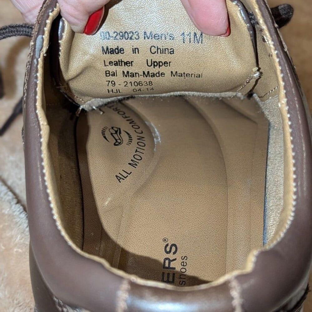 Dockers Mens Size 11 M Brown Leather Shoes - Picture 7 of 8